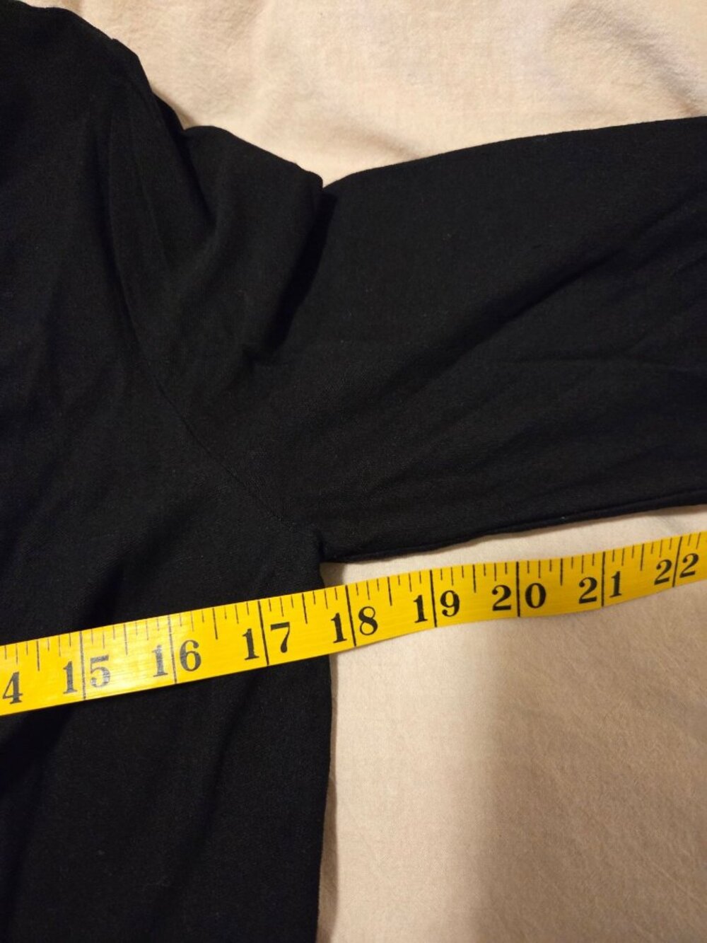 Eileen Fisher Black Wrap Midi Dress 3/4 Sleeves Womens S Classic Travel Stretch - Picture 5 of 6